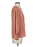 Naked Zebra 100% Polyester Tan Long Sleeve Blouse Size S - photo 4