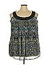 Avenue 100% Polyester Black Sleeveless Blouse Size 22 - photo 1