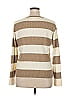 Christopher & Banks Stripes Tan Pullover Sweater Size XL - photo 2