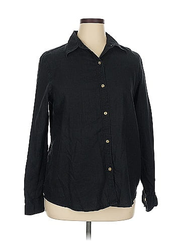Lauren by Ralph Lauren Long Sleeve Button-Down Shirt (view 1)