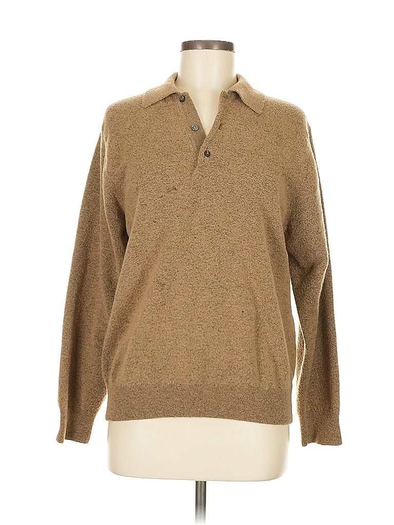 Pre-owned Jos. A. Bank Wool Pullover Sweater In Brown