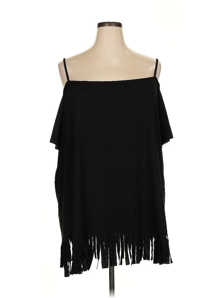 Pre-owned Shein Curve Sleeveless Blouse In Black