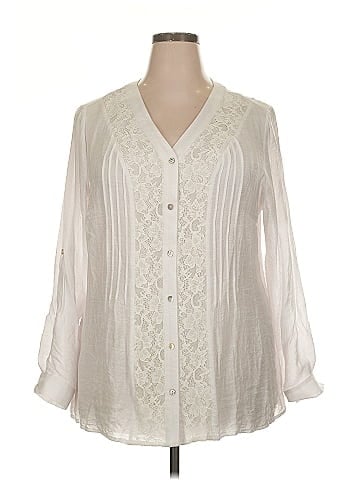 Notations 3/4 Sleeve Blouse (view 1)