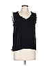 Gilli Black Sleeveless Blouse Size L - photo 1