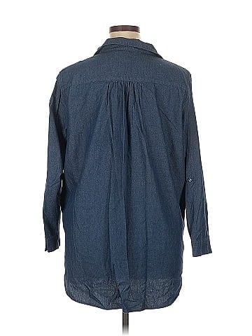 For Cynthia Long Sleeve Button-Down Shirt (view 2)