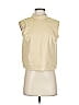 Frances Valentine Tan Sleeveless Blouse Size S - photo 1