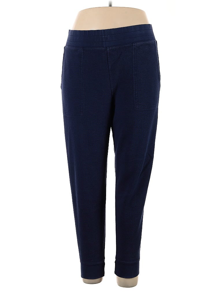 Click to view more detailed imagery on our partner's website Pre-owned Lands' End Casual Pants In Blue