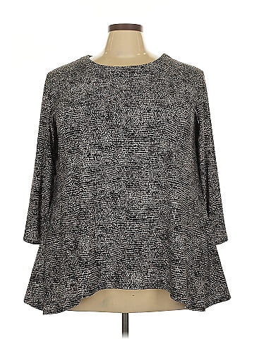 Anne Klein 3/4 Sleeve T-Shirt (view 1)
