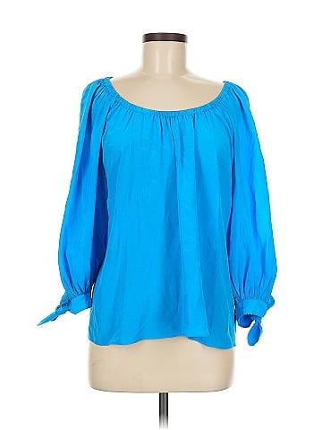 Trina Turk 3/4 Sleeve Silk Top (view 1)