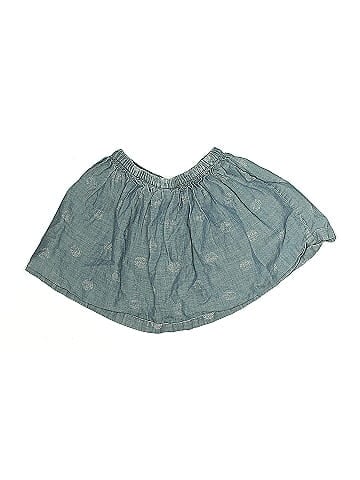 Lands' End Denim Skirt (view 2)