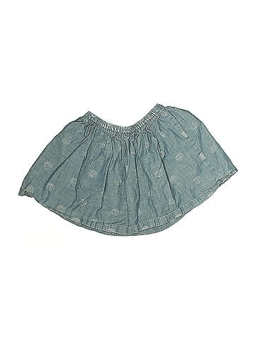 Lands' End Denim Skirt (view 1)