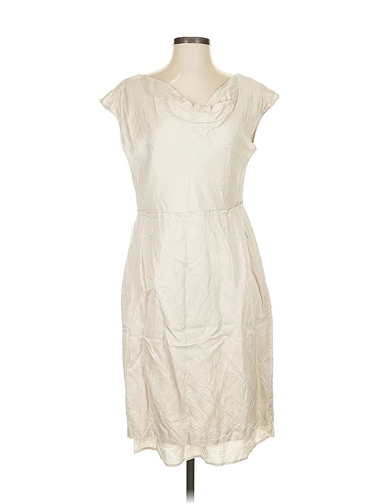 Pre-owned Banana Republic Mad Men Casual Dress In White