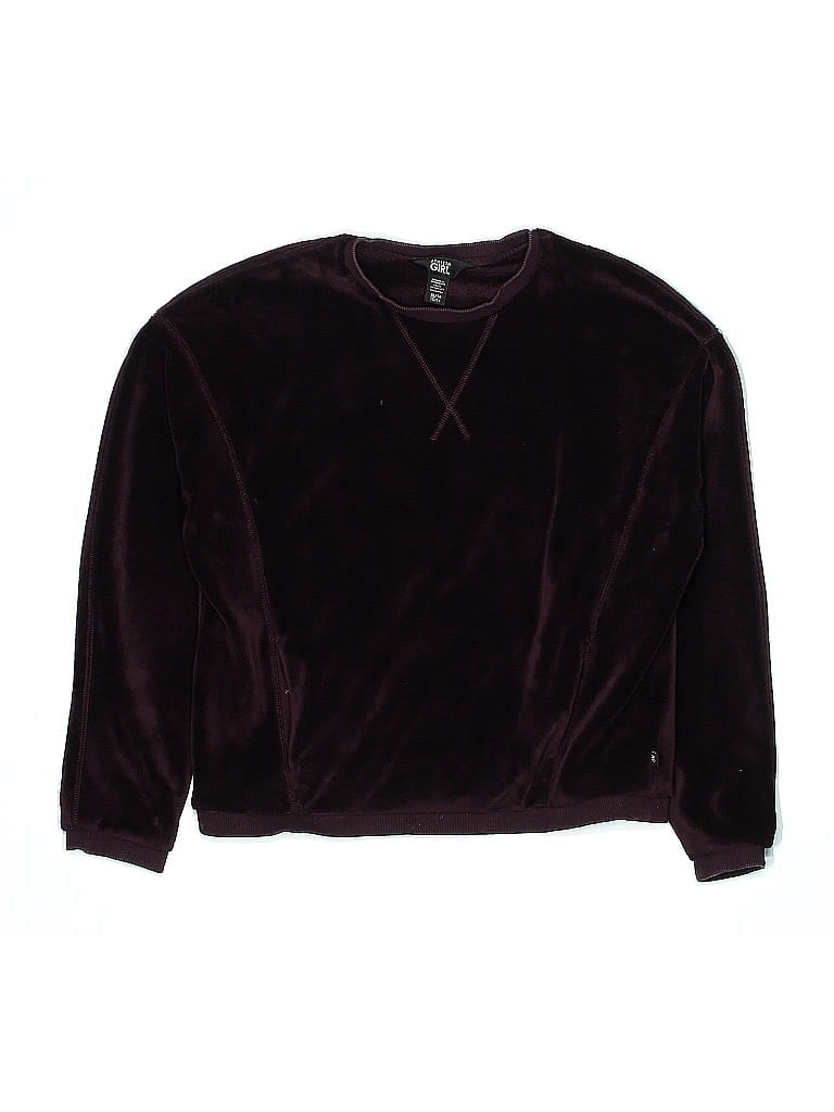 Pre-owned Athleta Kids' Pullover Sweater In Purple