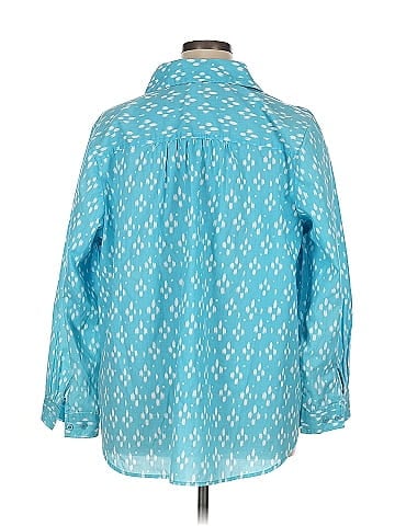 Roaman's 3/4 Sleeve Button-Down Shirt (view 2)
