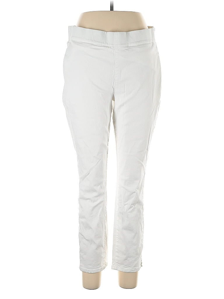 Pre-owned Nydj Casual Pants In White