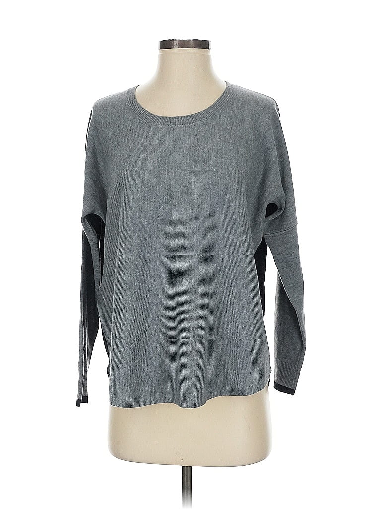 Pre-owned French Connection 3/4 Sleeve T-shirt In Gray