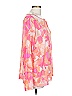 LOGO by Lori Goldstein Print Pink Long Sleeve Blouse Size L - photo 4