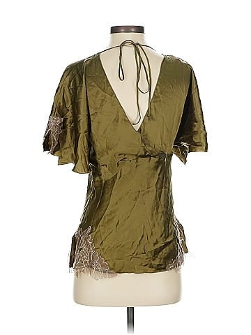 Hale Bob Short Sleeve Silk Top (view 2)