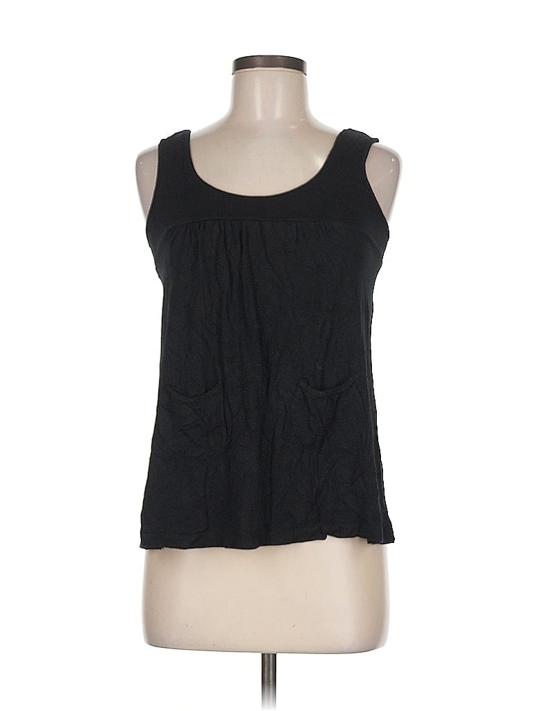 Pre-owned The Limited Sleeveless Top Black Scoop Neck Tops