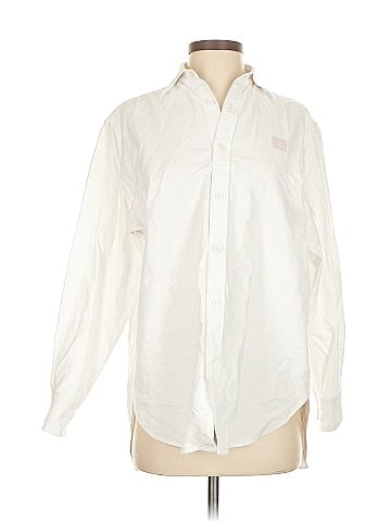 Acne Studios Oxford Face Logo Button-Down Shirt (view 1)