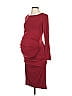 Ingrid + Isabel Burgundy Cocktail Dress Size XS - photo 1
