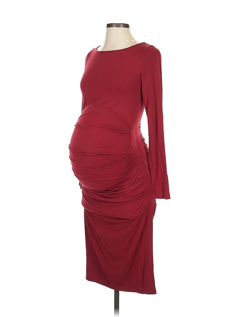 Ingrid + Isabel Burgundy Cocktail Dress Size XS - photo 1