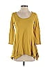 t.la Yellow 3/4 Sleeve Top Size S - photo 1