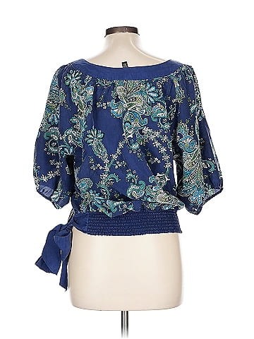 Nine West 3/4 Sleeve Silk Top (view 2)