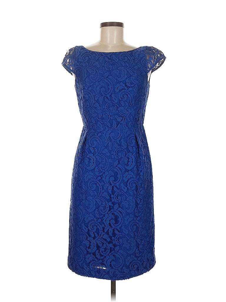 J.Crew Collection Blue Cocktail Dress Size 6 - photo 1