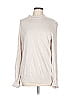 H&M 100% Cotton Silver Ivory Turtleneck Sweater Size L - photo 1