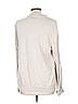 H&M 100% Cotton Silver Ivory Turtleneck Sweater Size L - photo 2