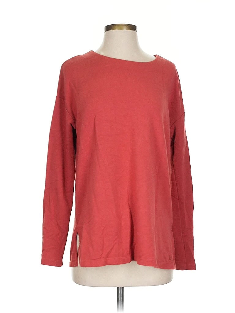 Pre-owned Banana Republic Long Sleeve T-shirt In Red