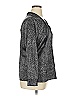 Croft & Barrow Animal Print Silver Long Sleeve Blouse Size XL - photo 4