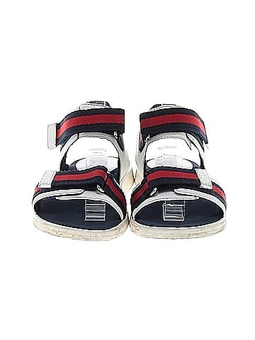 Gucci Leather and Web Sandals (view 2)