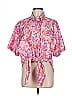 Isabel Marant Tropical Pink Short Sleeve Blouse Size EU (FR) 38 / US 6 - photo 1