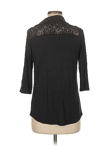 Weavers 3/4 Sleeve Button-Down Shirt (view 2)