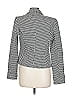 Amanda + Chelsea Houndstooth Gray Black Blazer Size 10 - photo 2
