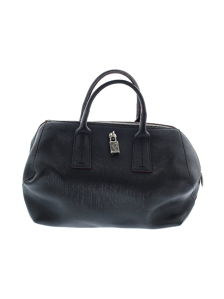 FURLA Black Leather Satchel One size - photo 1