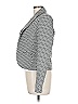 Amanda + Chelsea Houndstooth Gray Black Blazer Size 10 - photo 5
