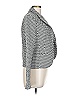 Amanda + Chelsea Houndstooth Gray Black Blazer Size 10 - photo 4