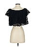 Express Black Short Sleeve Top Size XS - photo 2
