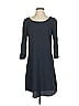 Maison Scotch 100% Polyester Houndstooth Gray Blue Casual Dress Size Sm (1) - photo 1