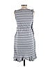 Pact 100% Organic Cotton Stripes Gray Casual Dress Size S - photo 2