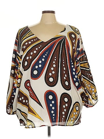 Ashley Stewart 3/4 Sleeve Blouse (view 1)