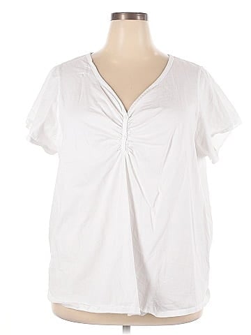 Roaman's Short Sleeve Blouse (view 1)