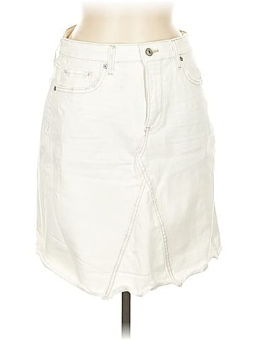 Scoop Denim Skirt (view 1)