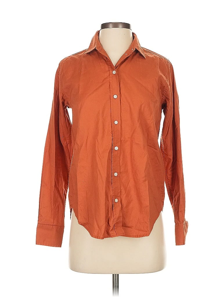 Click to view more detailed imagery on our partner's website Pre-owned Everlane Long Sleeve Button Down Shirt In Orange