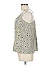 Floreat 100% Viscose Gray Green Sleeveless Top Size L - photo 5