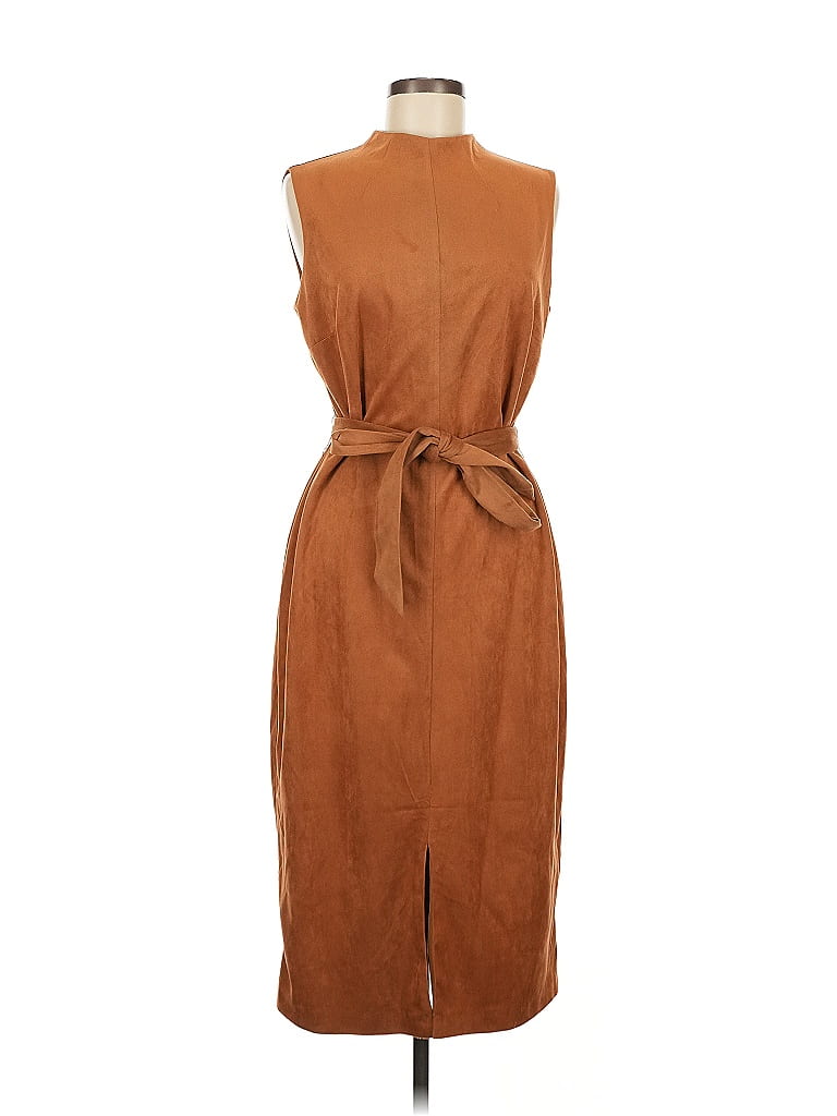 Alexia Admor Brown Casual Dress Size 8 - photo 1
