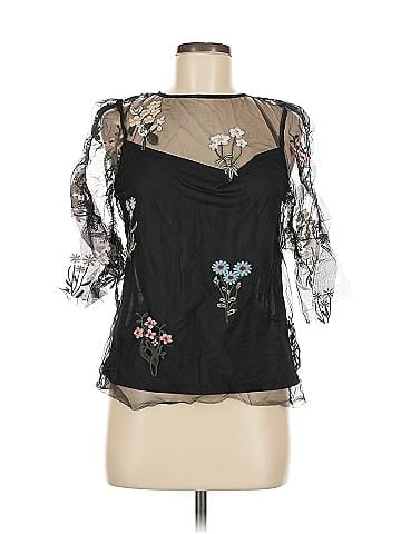 Lea & Viola 3/4 Sleeve Blouse (view 1)
